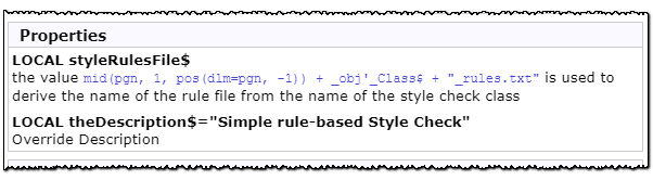 Documentation with example of ProvideX code in paragraph rather than separate line.